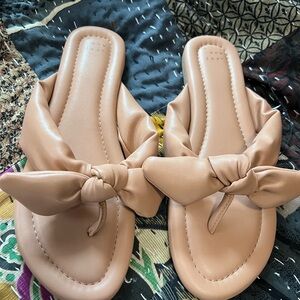a new day Blush Knot Slide Sandals